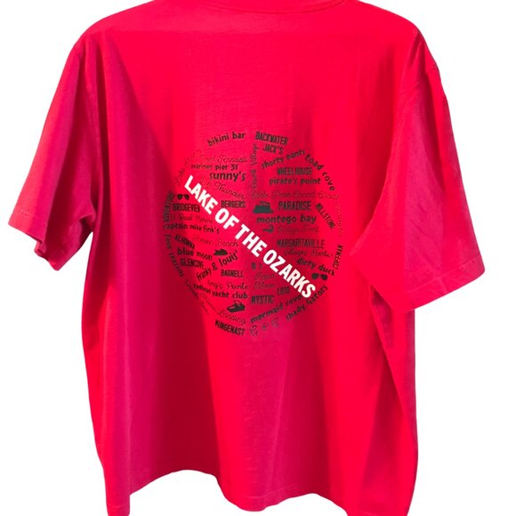 Upcycled Lake of the Ozarks Tee: Landmarks & Marinas Graphics, Size XL - Picture 1 of 12